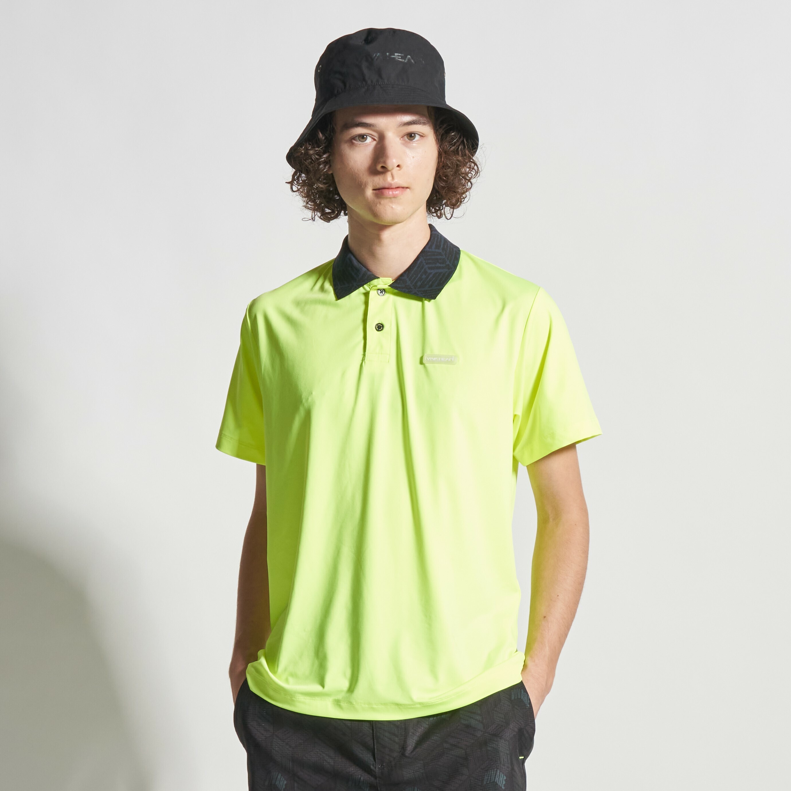 男士-高機能彈性提花領Polo衫