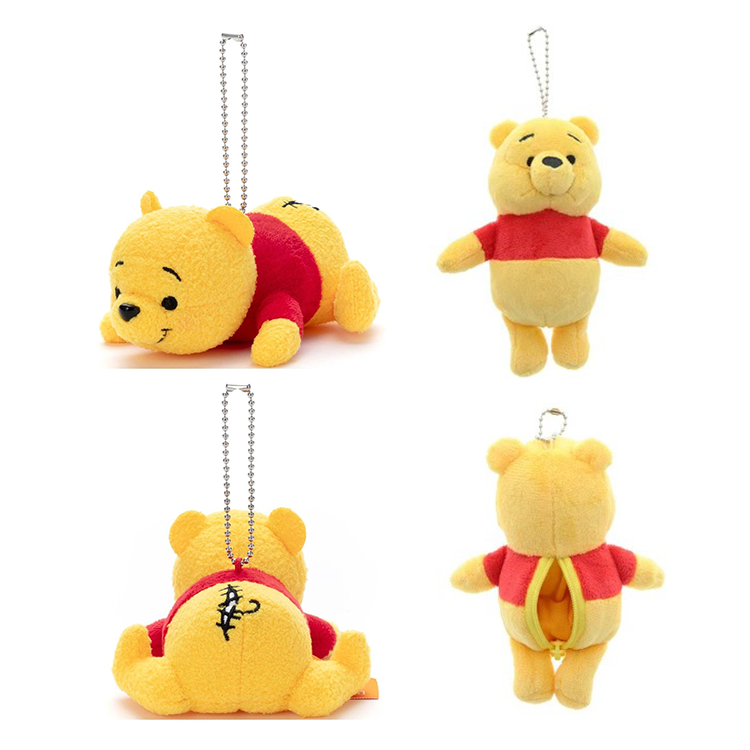 【現貨】迪士尼 小熊維尼珠鍊吊飾 絨毛娃娃 拉鍊吊飾