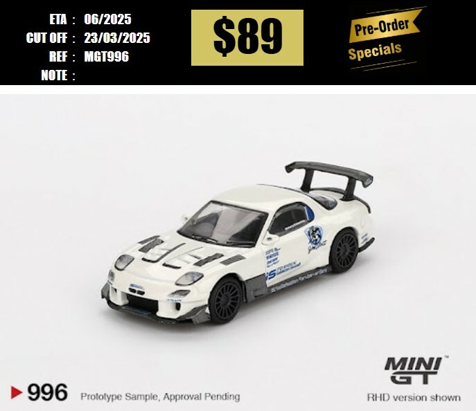 PO-$89 * MINI GT * 1:64 #996 MAZDA RX-7(FD3S) ITOSYOUKAI REI-GOUKI W/RE AMEMIYA RHD [OD10/03]