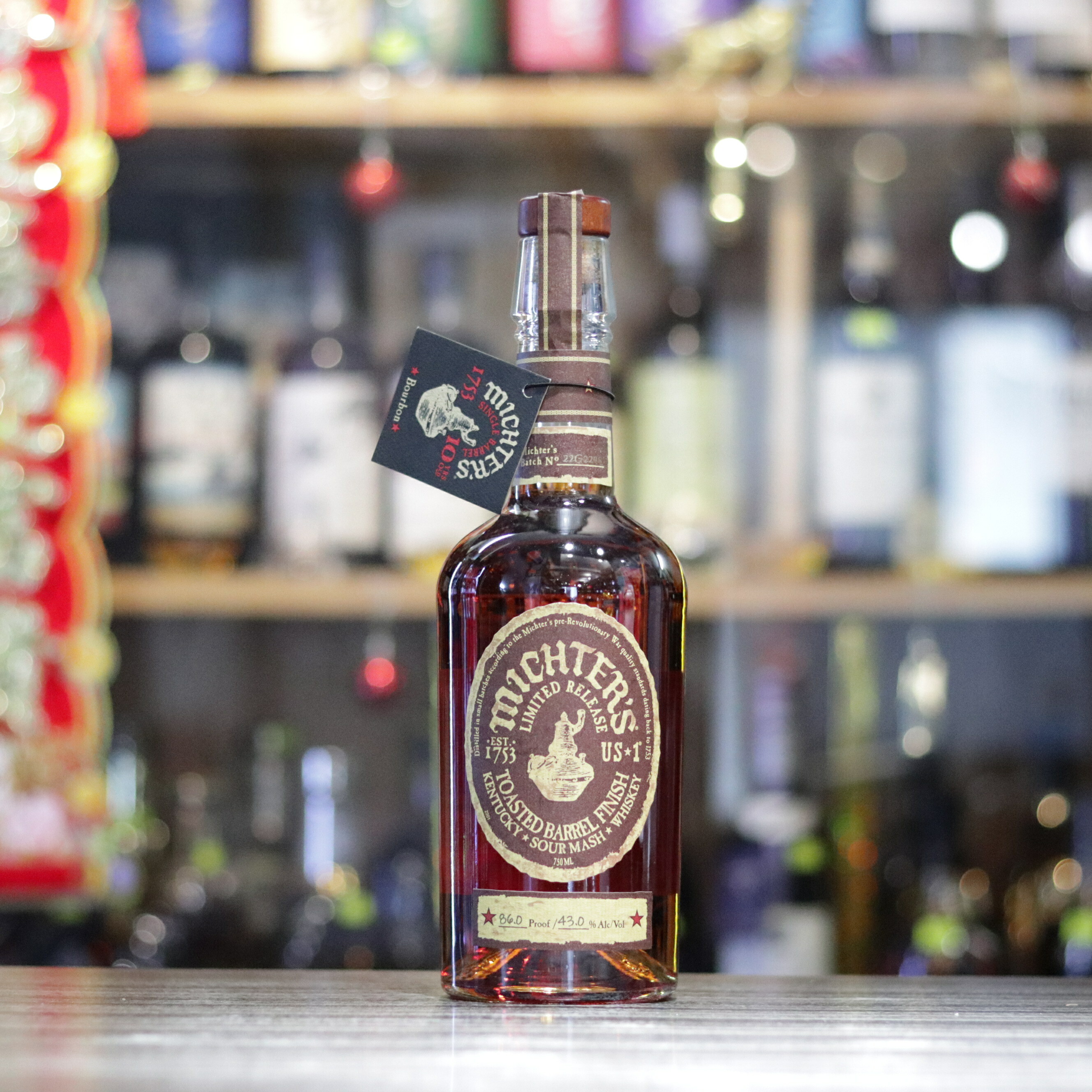 Michter's Toasted Barrel Sour Mash Whiskey - 75cl/43%