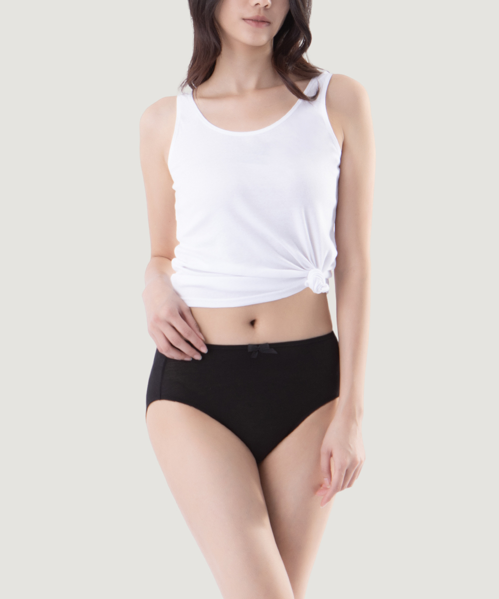 TENCEL天絲 女高腰三角褲 UE0348B