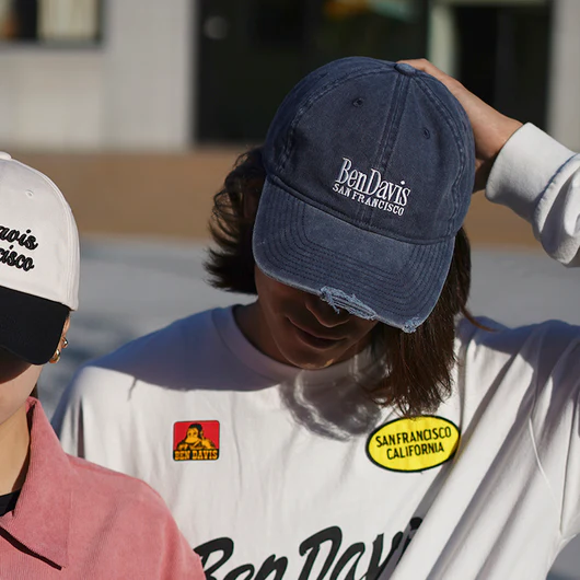Ben Davis Long Brim Damege Cap 水洗破壞感老帽 3色