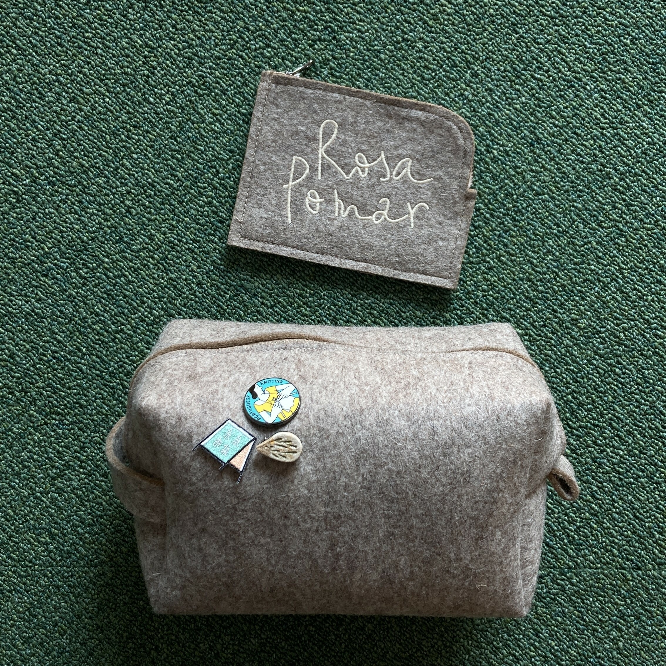 [Retrosaria ROSA POMAR] 升級再造羊毛氈錢包