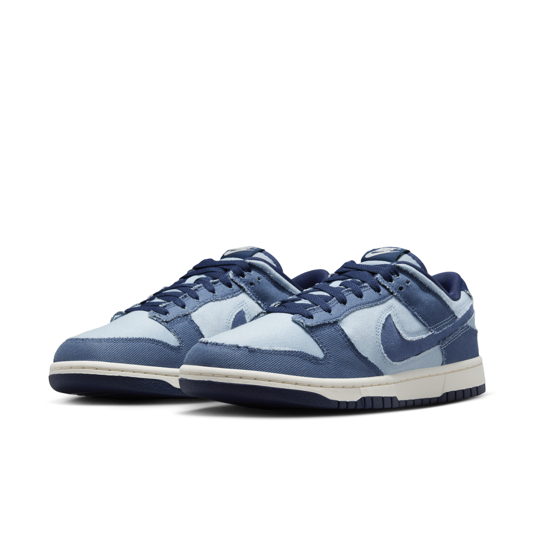 男鞋 NIKE DUNK LOW RETRO SE 'Blue Denim' 丹寧藍 拼接 復古 低筒 休閒鞋【HF3141-400】