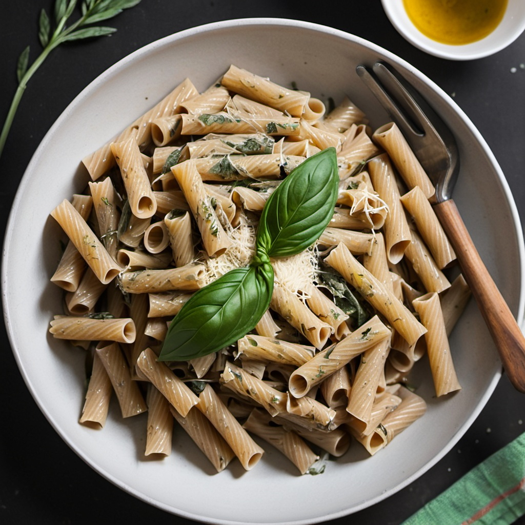 Whole Wheat Spaghetti with Herb Seasoning