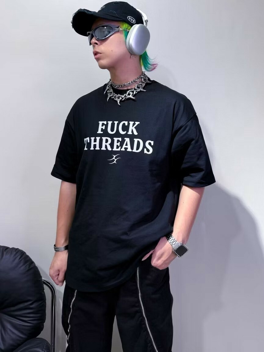 VVS/Project F*ck Threads 背後Logo標語短袖 T恤