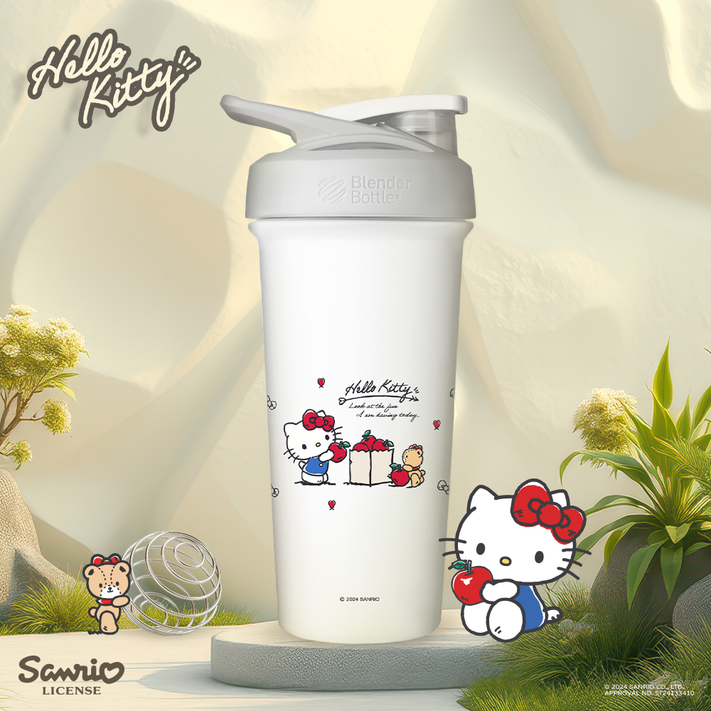 三麗鷗 不鏽鋼保溫保冰杯 | Hello Kitty 堆蘋果