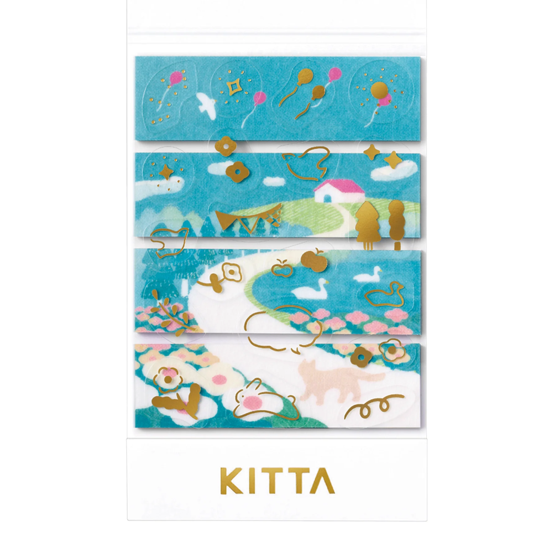 KITTA COLLAGE 奧卡 (金箔)