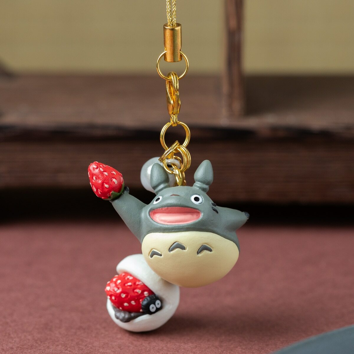 吊飾 龍貓和果子 新鮮草莓麻糬