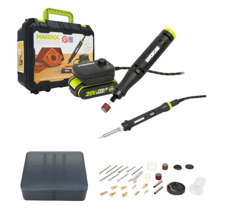 威克士 WU949 - 2 in 1套裝（電磨筆+電烙鐵）MAKER X