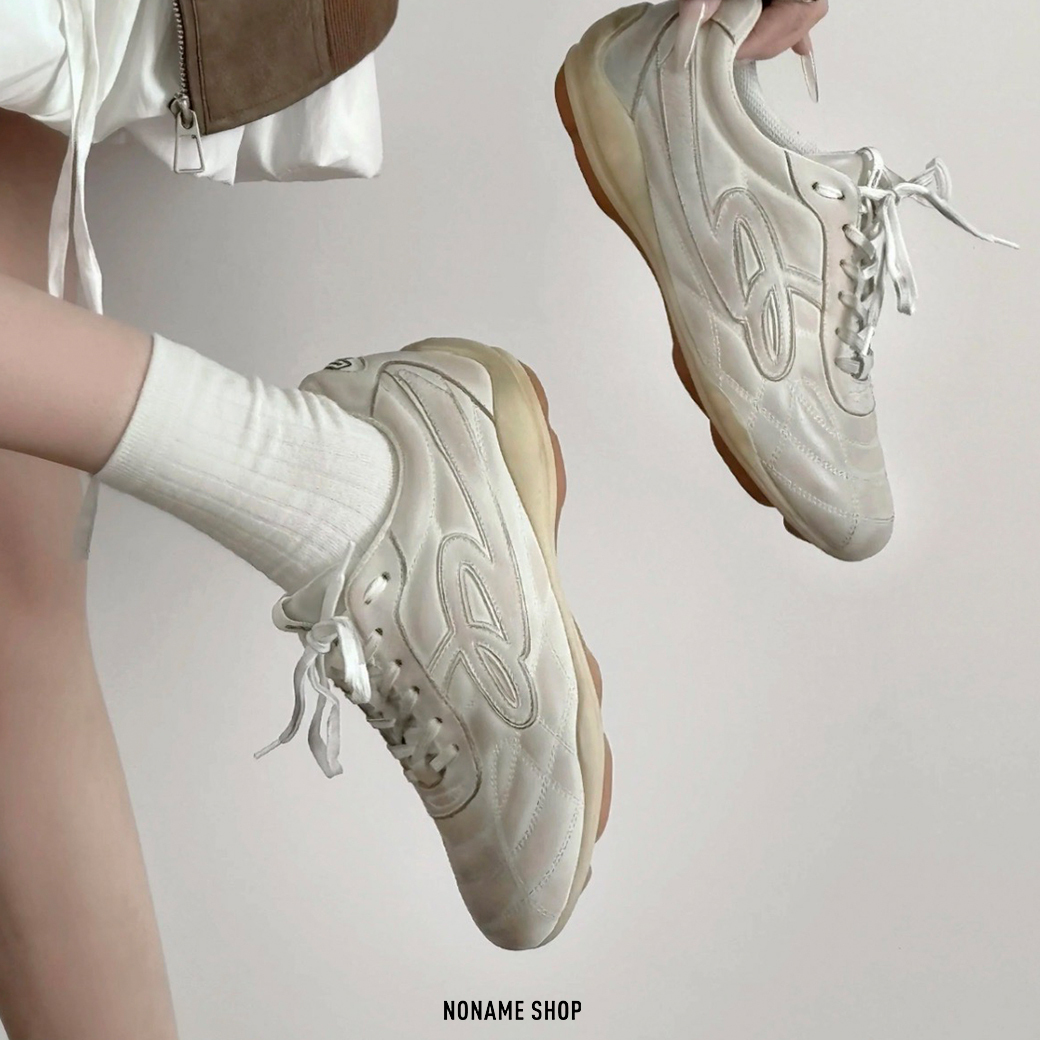 GOODBAI 難哄 白敬亭 復古 流浪鞋 髒髒白 (女款)