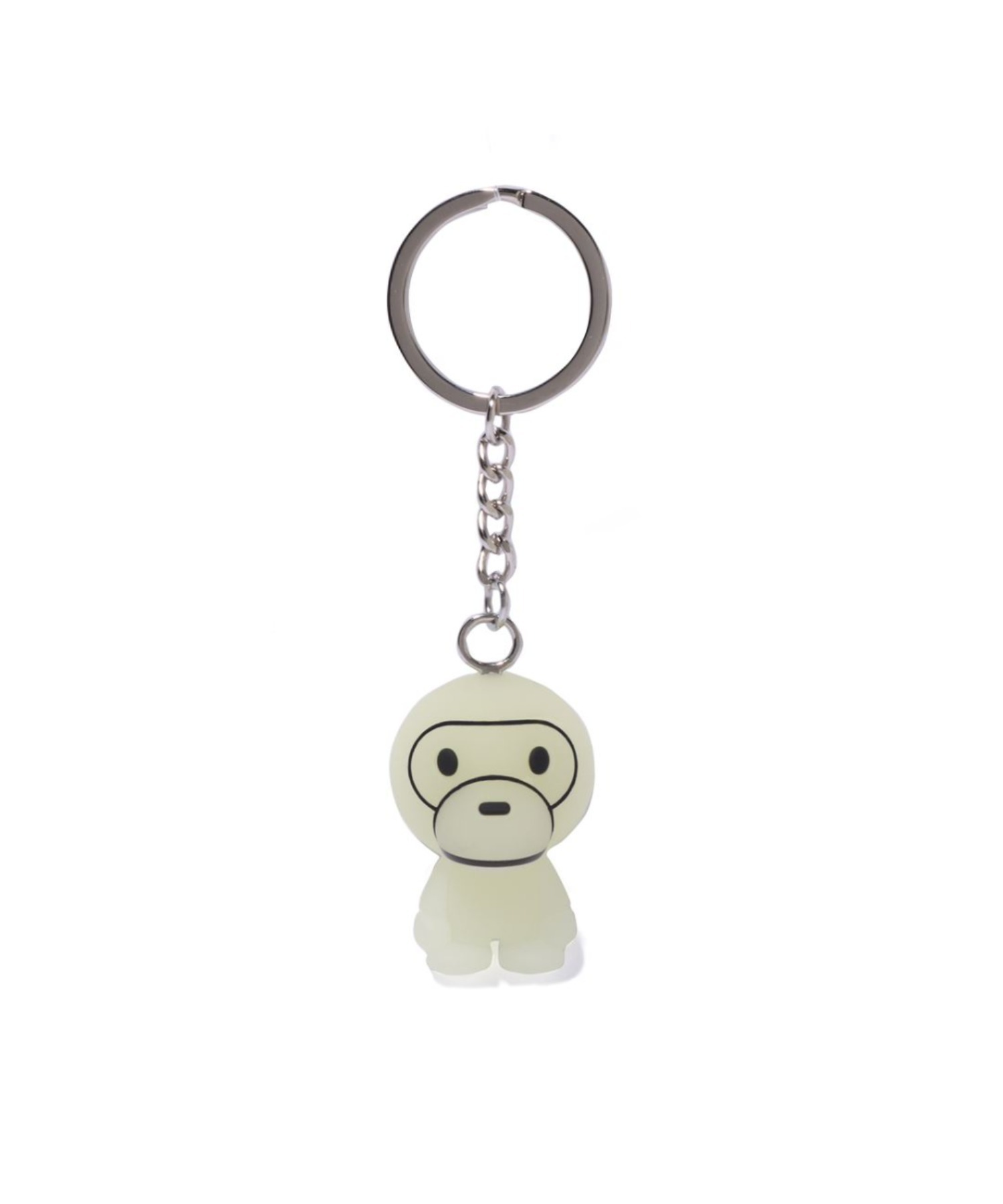 2025AW A BATHING APE BAPE GLOW IN THE DARK BABY MILO KEYCHAIN 吊飾 夜光 螢光 鑰匙圈 現貨 2L70182010