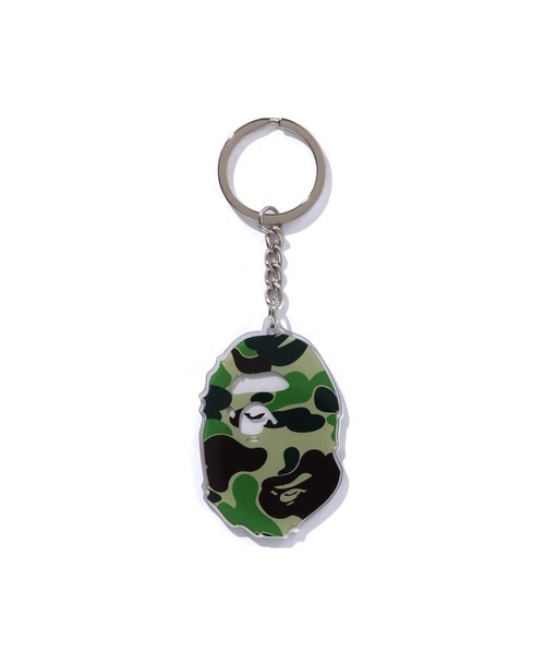 2025AW A BATHING APE BAPE ABC CAMO APE HEAD ACRYLIC KEYCHAIN 大頭  鑰匙圈 吊飾 現貨 1L70182029