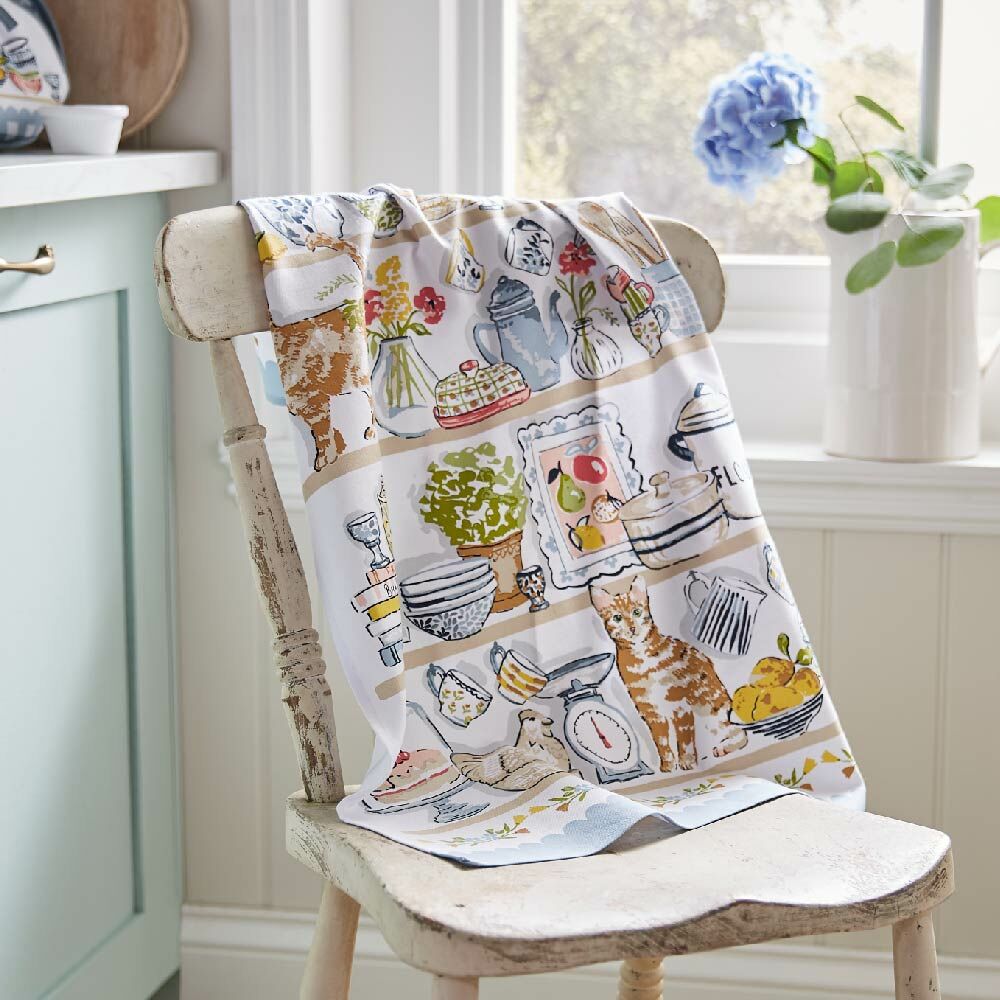 環保再生棉飾布-Pantry Cats