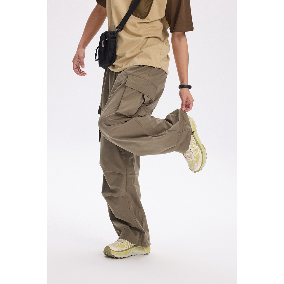 3M30  隨興雙口袋寬鬆感工裝褲 五色