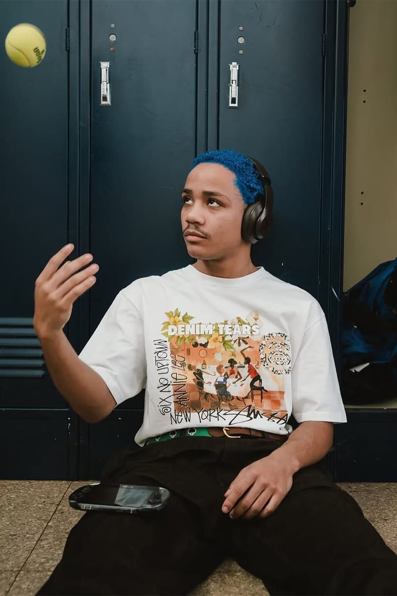 STÜSSY & DENIM TEARS ANNIE LEE TEE Stussy x Denim Tears Annie Lee Tee 白 - メルカリ