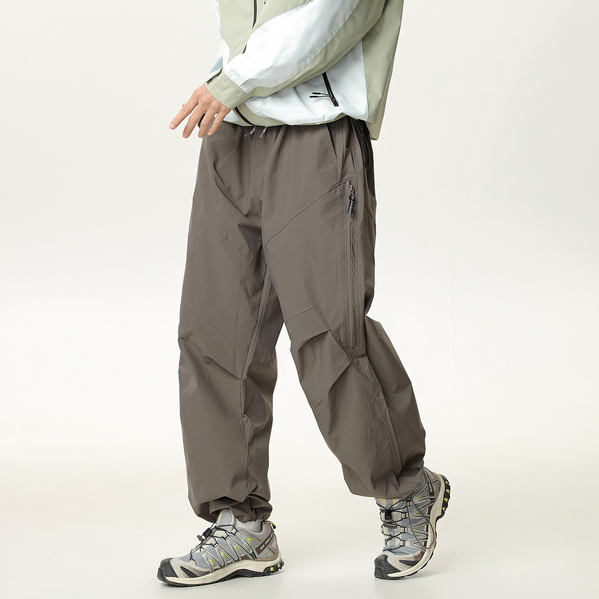 3M28 大口袋側拉鍊造型傘兵工裝褲 三色