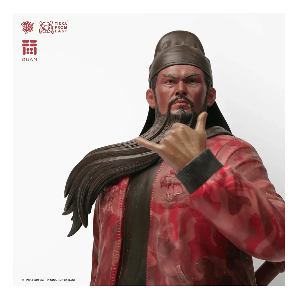 關公（關 Guan 赤色Red ceramics version）BY TIK KA FROM EAST