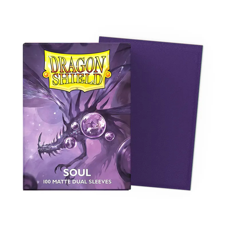 Dragon Shield 100 - Standard Deck Protector Sleeves - Dual Matte - Soul - AT-15062