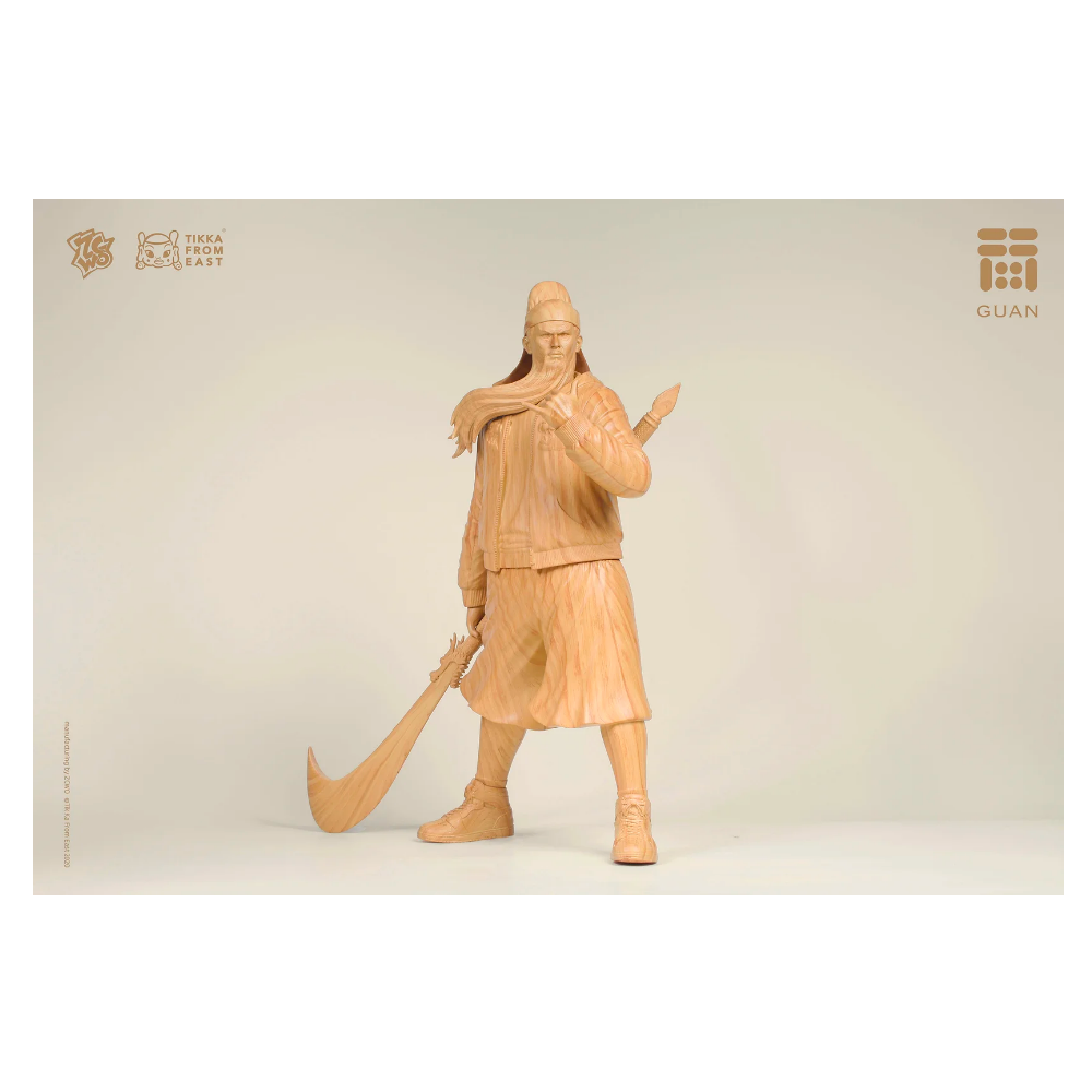 關公（關 Guan wood grain）BY TIK KA FROM EAST