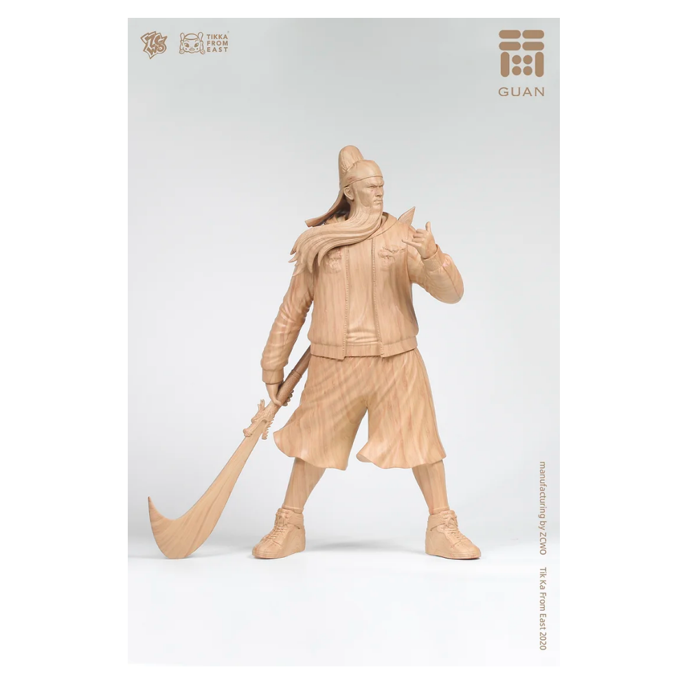 關公（關 Guan wood grain）BY TIK KA FROM EAST