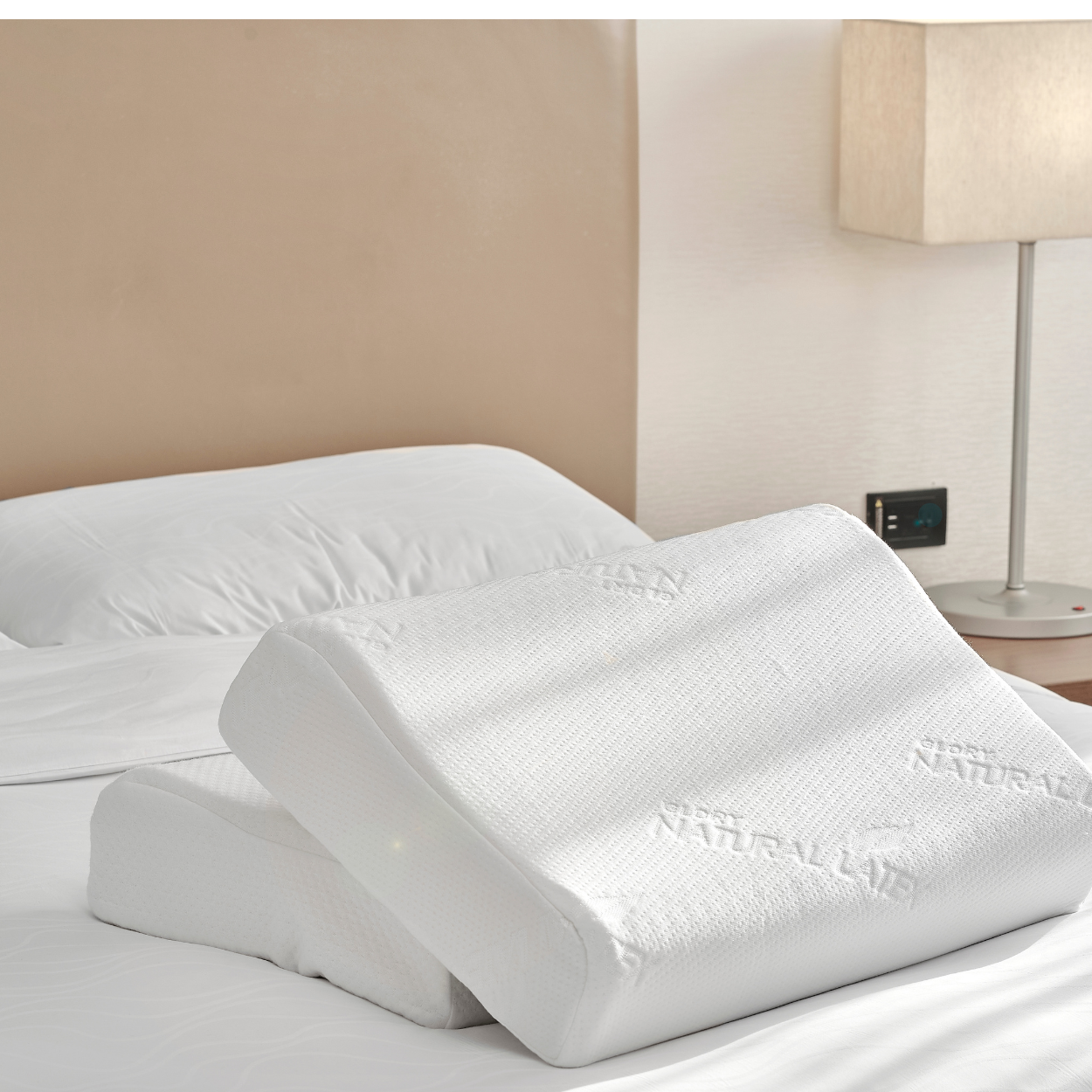 【裕元花園酒店】五星極致尊寵｜享受每寸純白時光 100%天然乳膠枕(2入)