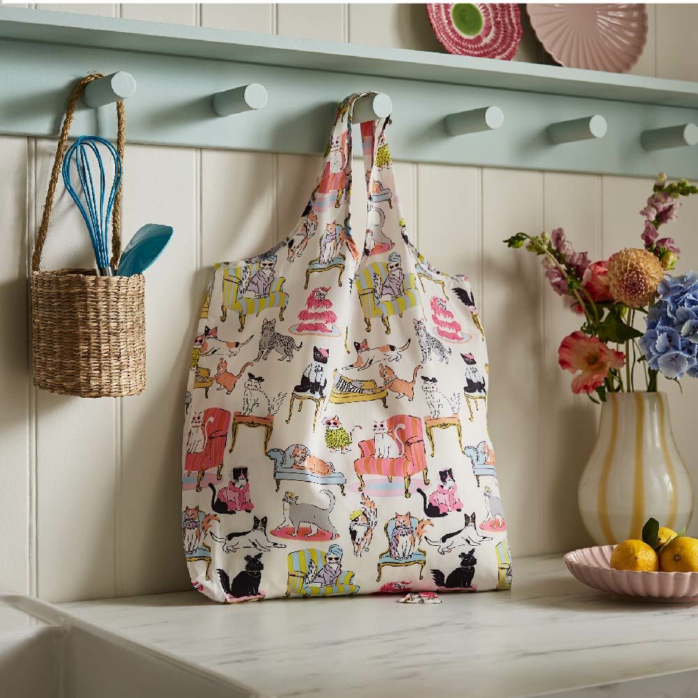 摺疊環保購物袋-Cool Cats