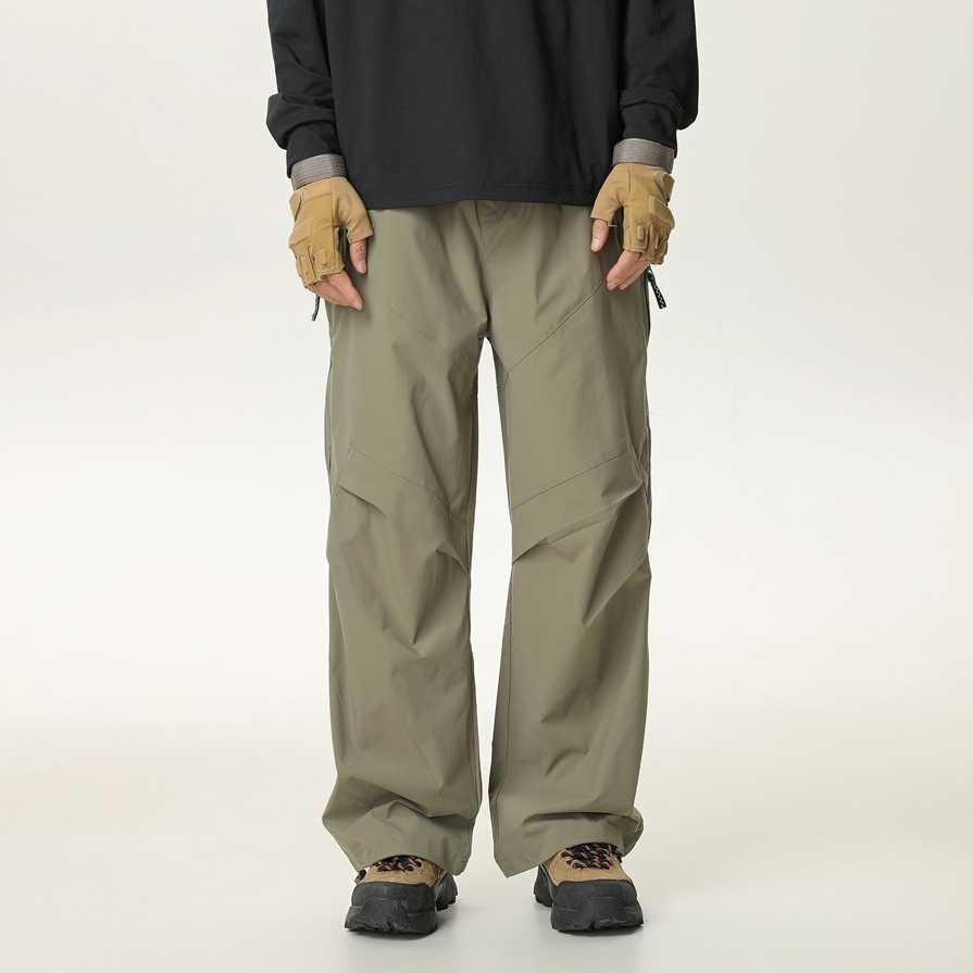 3M28 大口袋側拉鍊造型傘兵工裝褲 三色