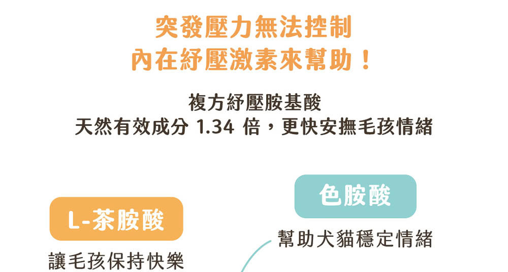 汪喵星球｜紓壓胺基酸 20包入/盒