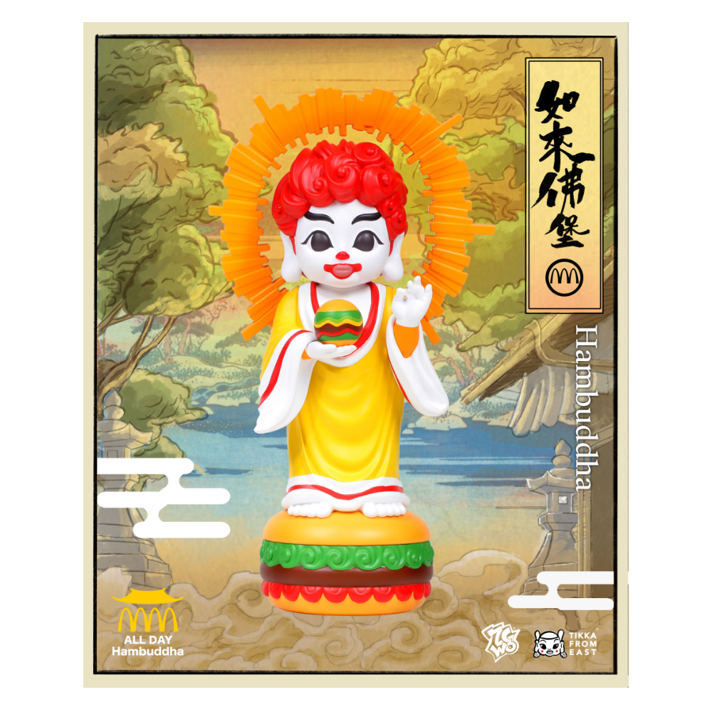 如來佛堡 Lovin’ Hambuddha 如來佛堡 / Mushroom 蘑菇佛堡 / Double Cheese 双重芝士佛堡 / Green 田園佛堡 / Spicy 香辣佛堡 BY TIK KA FROM EAST