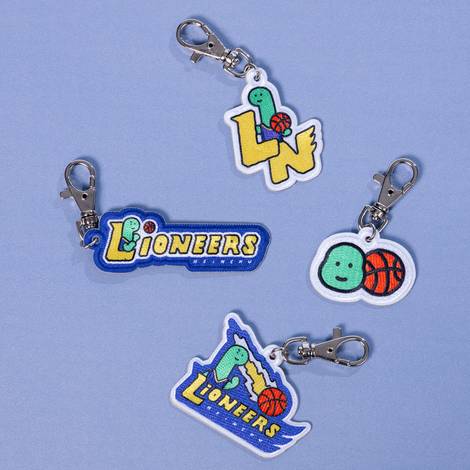 24-25 JOGUMAN-攻城獅刺繡鑰匙圈｜扭蛋