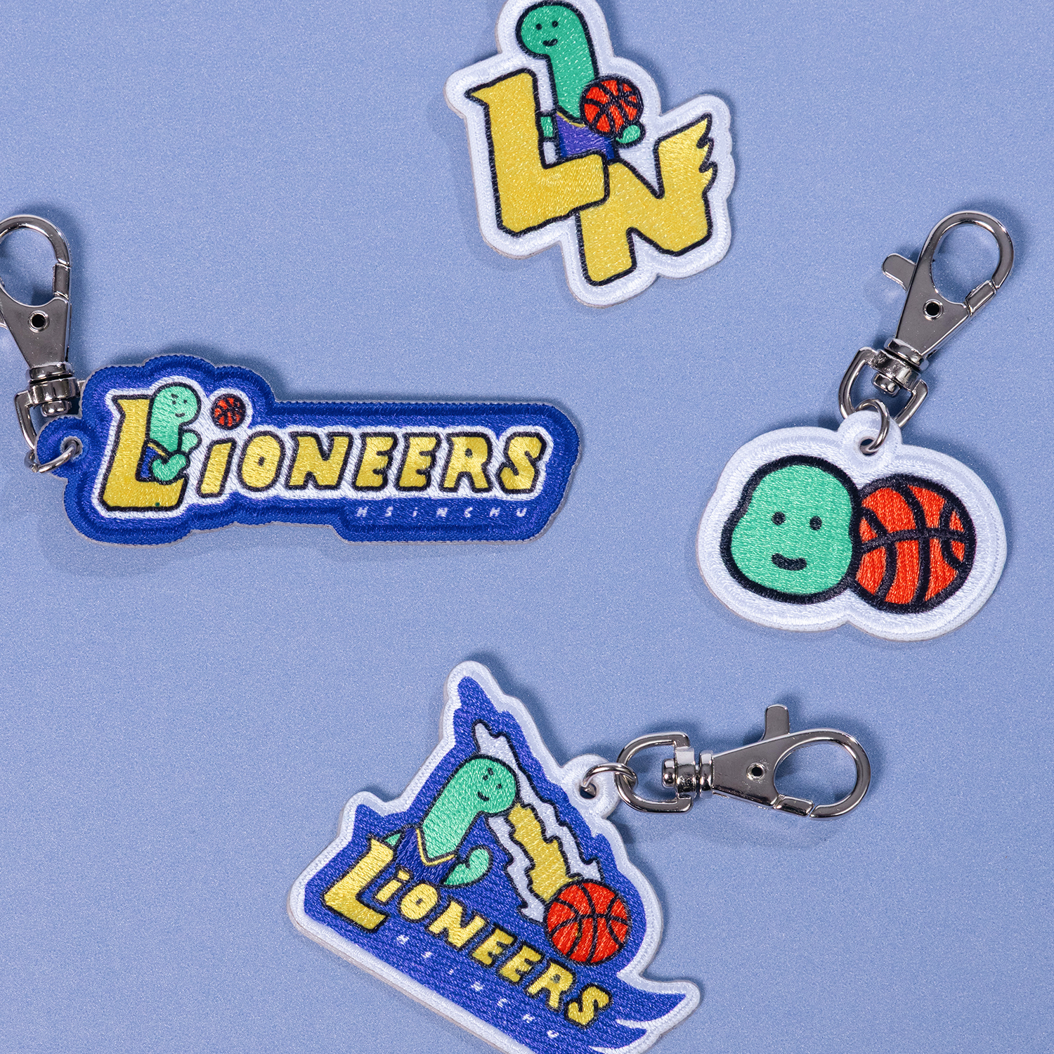 24-25 JOGUMAN-攻城獅刺繡鑰匙圈｜扭蛋