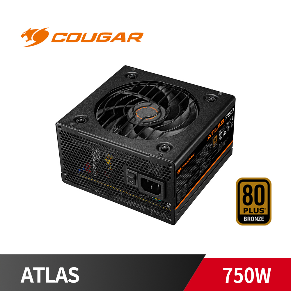 COUGAR 美洲獅 ATLAS 750W 銅牌 電源供應器