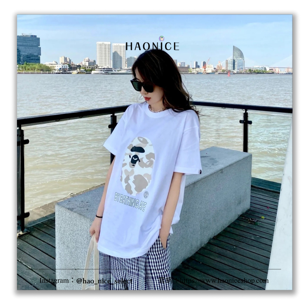 【HAO NICE 】香港經銷商🇭🇰100%日本🇯🇵正品 日本潮流  BAPE CITY CAMO APE TEE 夜光迷彩 經典大LOGO 百搭款 XX252