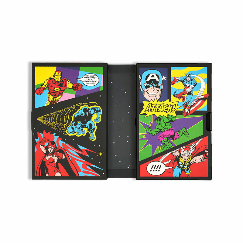 Happy Socks - 成人襪禮盒裝 MARVEL™復仇者聯盟 6件套