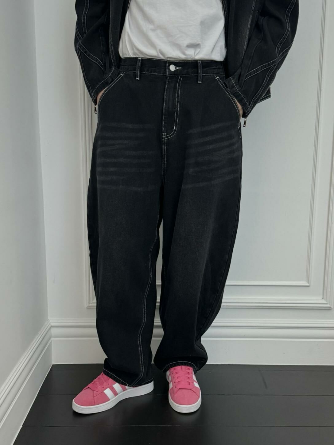 洗水鬆身牛仔褲 OUR ROOM-042P