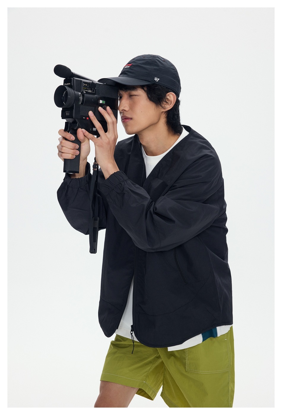 3M16 日系簡約輕薄無領夾克外套 三色