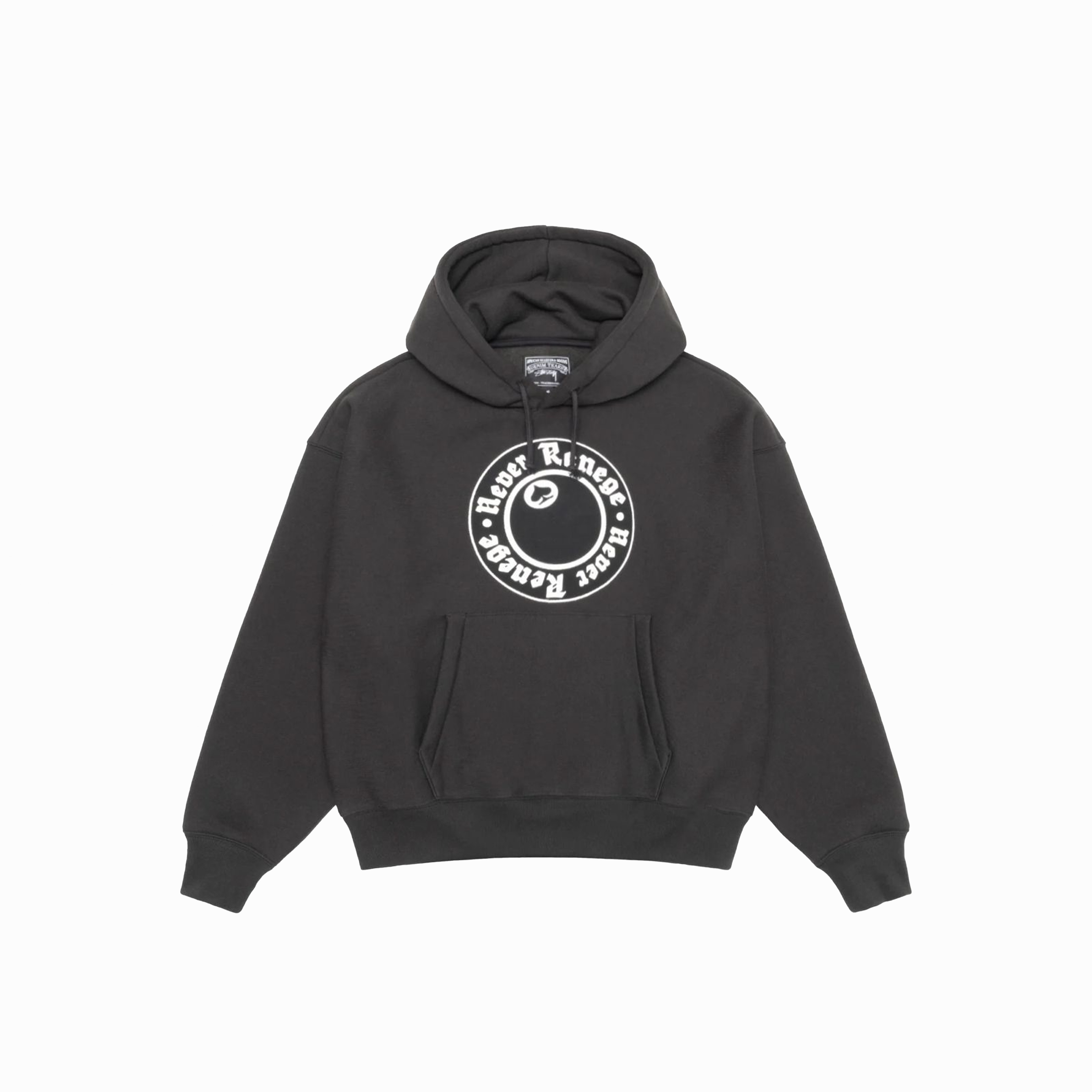 2025SS STÜSSY & DENIM TEARS Never Renege Hoodie 聯名 八號球 重磅 帽T 現貨 318050