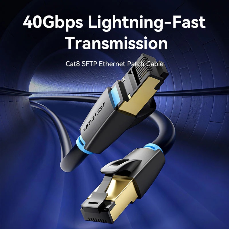 Vention Cat8 SFTP 高速網絡線 (1.5m - 2m)