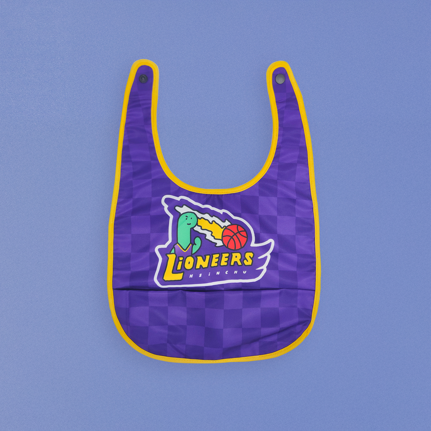 24-25 JOGUMAN-攻城獅兒童圍兜｜紫