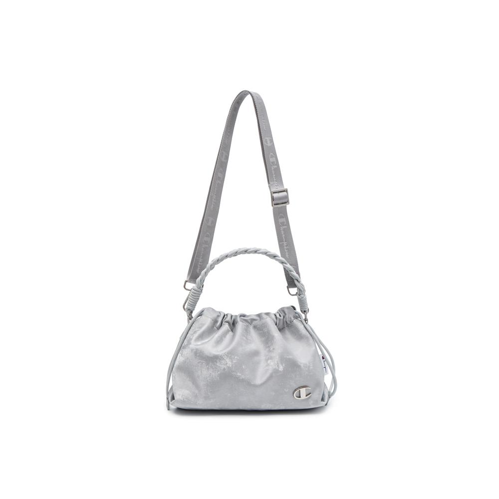 中性-C-LIFE 編織 束口 小雲朵包-灰色（U5AACPU54B1）