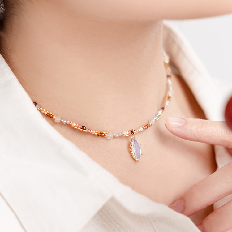 偶然的意亂情迷 – 粉晶 – 項鍊