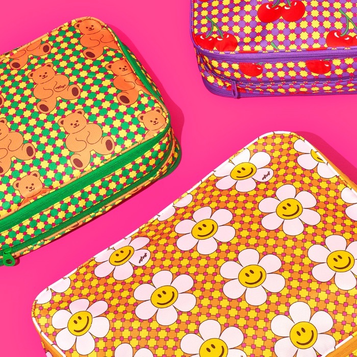 WIGGLE WIGGLE Travel Compression Pouch - Retro Check