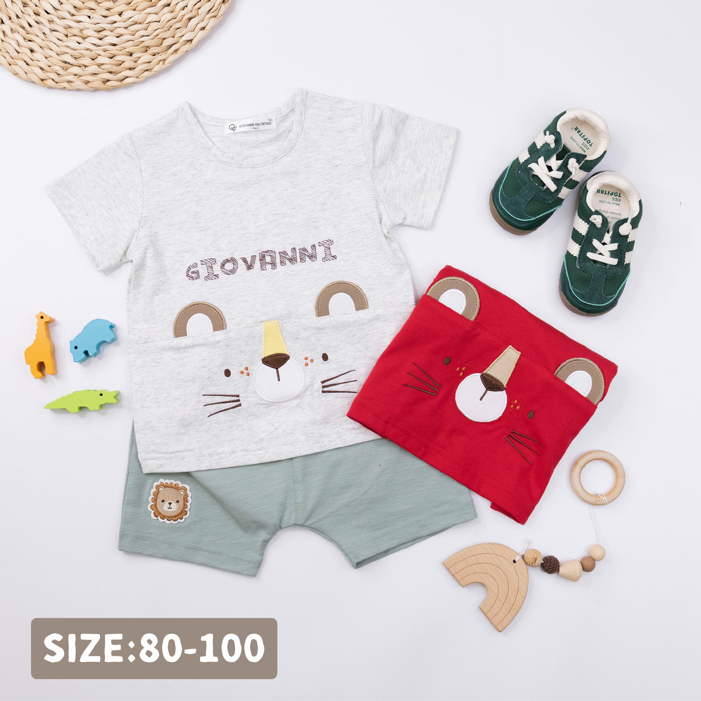 范侖鐵諾【32032】呆呆雀斑小獅子上衣