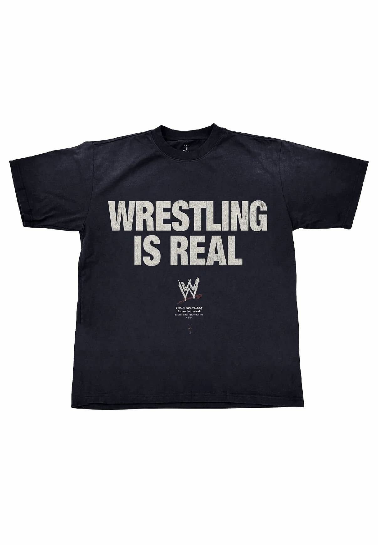 Travis Scott 摔角真實T