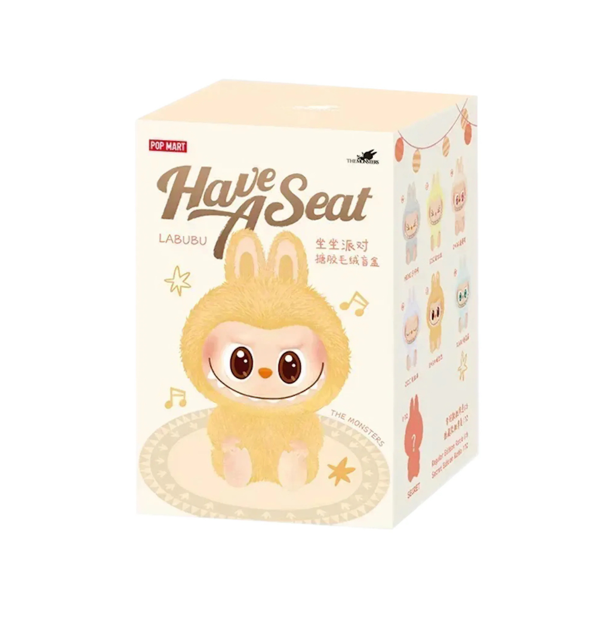 Pop Mart Labubu The Monsters Have a Seat Vinyl Plush Blind Box 隨機款式
