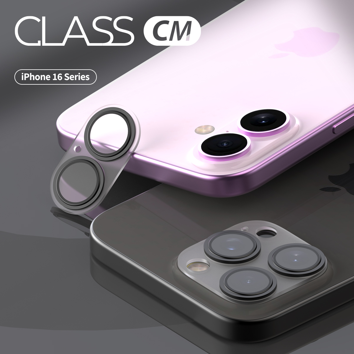 韓國 araree 全覆蓋鏡頭強化玻璃保護貼-透明 |iPhone 16 系列