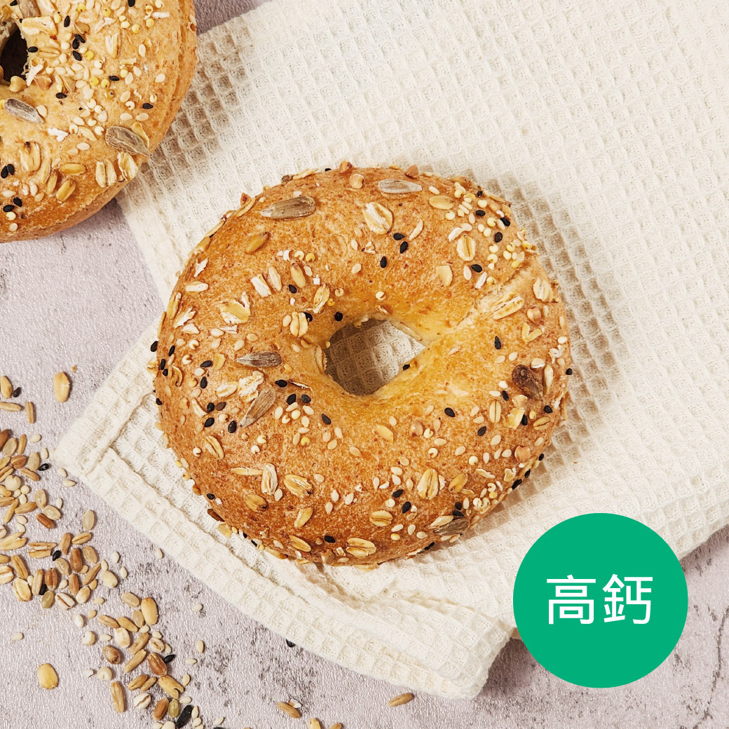 原味穀香元氣高鈣貝果3入