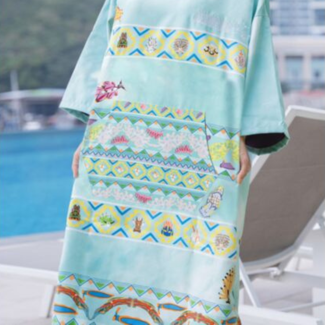 ▲Oceanarium 速乾毛巾衣 / 輕薄款 110cm x 75cm