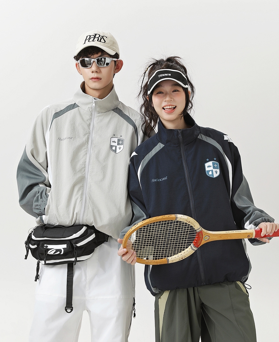 3M04 立領復古寬鬆夾克外套 兩色